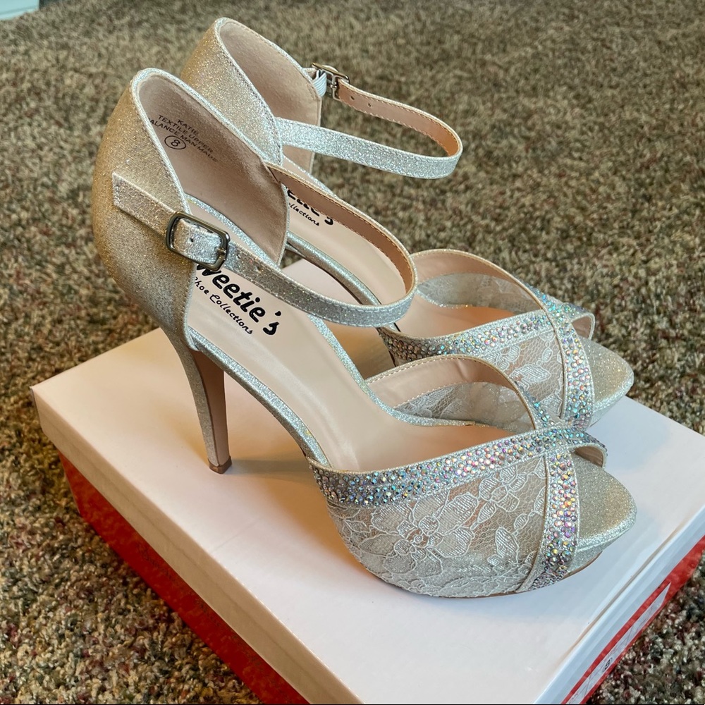 Sweetie’s shoe collection Katie 4” wedding heels